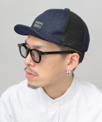 AMS SELECT/エーエムエスセレクト A.M.S.select メッシュ切替 デニム アンパイアキャップ/508259787