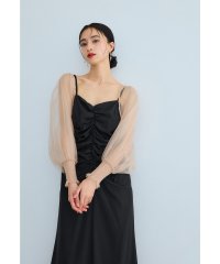 niana/ニアナ niana ドルマンスリーブシアーボレロ カーディガン 羽織 薄手 結婚式 二次会 同窓会 成人式 お呼ばれ パーティー オケージョン フォーマル/508259829
