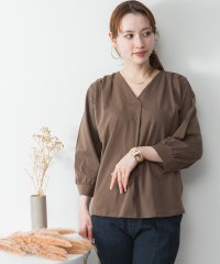 JUNGLE JALOPY/ジャングルジャロピー JUNGLE JALOPY ブラウス風タックスキッパー 七分丈Tシャツ/508259885