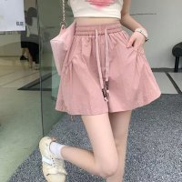 Belle Cie/ベルシー Belle Cie ショートパンツ イージーパンツ ウエストゴム フレア Aライン 夏 レディース ボトムス 韓国ファッション スポーティー ガーリー/508259927