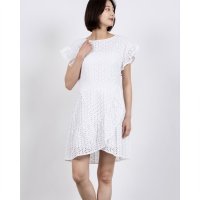 GAUDI/ガウディ GAUDI フリルポイントシフリー刺繍ミニワンピース/508259950