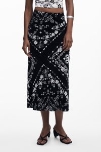 Desigual/デシグアル Desigual ブラックバンダナスカート/508259979