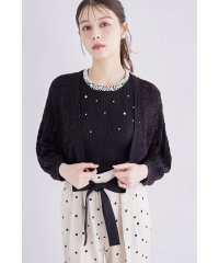 tocco closet/トッコクローゼット tocco closet カギ編みスカラップニットボレロ/508259998
