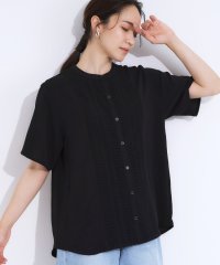 SHOO・LA・RUE/【S－LL】さらりと大人上品 レース切替半袖ブラウス/508260220