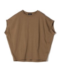 SHIPS WOMEN/SHIPS Primary Navy Label:サイロ プレミアム フレンチ スリーブ TEE/508260266