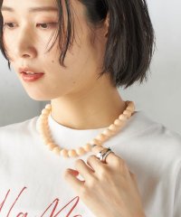 SHIPS WOMEN/アース カラー ビーズ ネックレス/508260674
