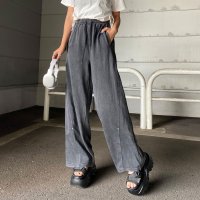 non-hedge/ノンヘッジ non－hedge リベット付きブリーチカットワイドパンツ/508260724