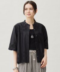 JIYU-KU /【カタログ掲載・接触冷感・洗える】エンブロイダリーローンシャツ ブラウス/508260751