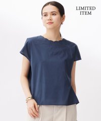 JIYU-KU /【WEB限定・接触冷感・洗える】エンブロイダリーローンプルオーバー ブラウス/508260752