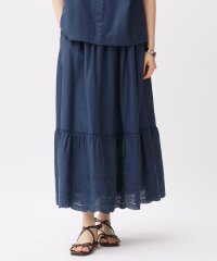 JIYU-KU /【カタログ掲載・接触冷感・洗える】エンブロイダリーローンティアード スカート/508260793