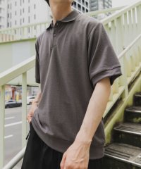 ITEMS URBAN RESEARCH/クレープジョーゼットポロシャツ/508260901