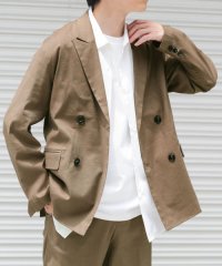 ITEMS URBAN RESEARCH/『セットアップ対応』Linen Blend Double Jacket/508260906