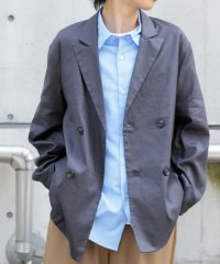 ITEMS URBAN RESEARCH/『セットアップ対応』Linen Blend Double Jacket/508260906