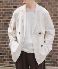 ITEMS URBAN RESEARCH/『セットアップ対応』Linen Blend Double Jacket/508260906