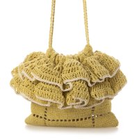 EARTH MADE/アースメイド EARTH MADE E7747 CROCHET FRILL KINCHAKU/508261006