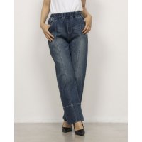 BAZAINE/バゼーヌ BAZAINE ステッチ細見えストレッチデニムパンツ/508261148