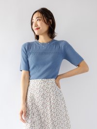 Karl Park Lane/カールパークレーン KarLParkLane 透カシ×シャーリングニット/508261281