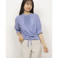 Karl Park Lane/カールパークレーン KarLParkLane ドビー前フリルドローストリングブラウス/508261286