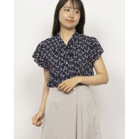 Karl Park Lane/カールパークレーン KarLParkLane 幾何学プリントボウタイブラウス/508261288