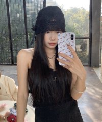 shopnikoniko/ショップニコニコ ShopNikoNiko リボンデザイン レース ビーニー ma 帽子 キャップ ハッ ワッチ 小物 サマーレース スパンコール リボン リボ/508261334