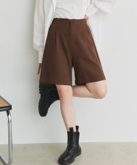 ad thie/アドティエ ad thie 【2025SS新作】リネンライクタックハーフパンツ/508261340