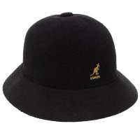 KANGOL/カンゴール KANGOL サファリ バケットハット バミューダカジュアル バケハ ブラック ゴールド メンズ レディース ユニセックス KANGOL 0397B/508261387