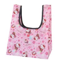 cinemacollection/シネマコレクション cinemacollection ハローキティ ショッピングバッグ ポケット付きプチエコバッグ 和雑貨シリーズ サンリオ ケイカンパニー お/508261523