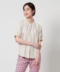 UNITED ARROWS/バイカラーパイピング ショートスリーブ ブラウス/505268636