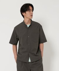 BEAUTY&YOUTH UNITED ARROWS/KOMATSU PACK トロピカル バンドカラー ショートスリーブ シャツ －セットアップ対応 ヨコストレッチ－/508092567