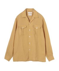TOMORROWLAND MENS/アイリッシュリネン ダブルポケット ロングスリーブシャツ/508163884