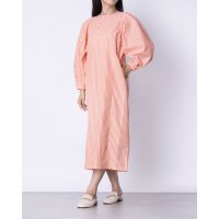 hunch/ハンチ hunch 先染めストライプ袖ボリュームワンピース/508200074
