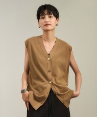 サロン　アダム　エ　ロペ/【WEB限定】ドライタッチメタルボタンニットジレ / ベスト［洗える］/508246592