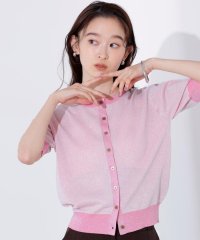N Natural Beauty Basic/バイカラーラメカーディガン/508256993
