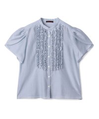 TOMORROWLAND collection/コットンシルクシャンブレー ペタルスリーブブラウス/508261923