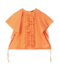 TOMORROWLAND collection/コットンシルクシャンブレー ラッフルブラウス/508261924