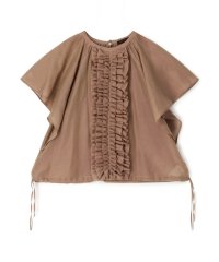 TOMORROWLAND collection/コットンシルクシャンブレー ラッフルブラウス/508261924