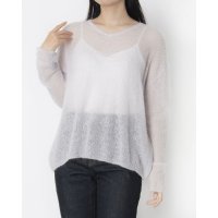 Pizzo Bianco/ピッツオ ビアンコ Pizzo Bianco モヘアVネックセーター/508262186
