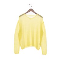 Pizzo Bianco/ピッツオ ビアンコ Pizzo Bianco モヘアVネックセーター/508262186