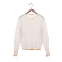 Pizzo Bianco/ピッツオ ビアンコ Pizzo Bianco セミウールVネックセーター/508262187