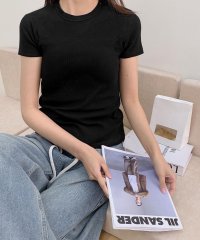 LOWO/ロワ LOWO 綿混ベーシックデザインTシャツ カットソー/508262242