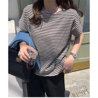 KOBE LETTUCE/コウベレタス KOBE LETTUCE ボートネック半袖コットンTシャツ [C7819]/508262274