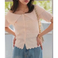 KOBE LETTUCE/コウベレタス KOBE LETTUCE オフショルショートスリーブカーディガン [N1185]/508262281