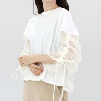 Aletta vita/アレッタ ヴィータ Aletta vita ドロストチュールスリーブプルオーバー/508262303