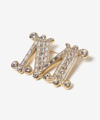 Max Mara/マックスマーラ Max Mara マックスマーラ Max Mara BATH2 バス 2 Crystal－adorned Monogram brooch クリス/508262411