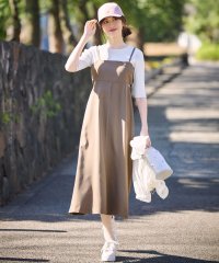 anySiS/【洗える・2SET】カットデザインスタイルアップ ワンピース×ニット/508263105