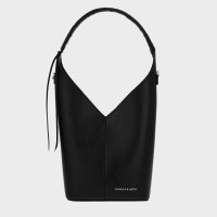 CHARLES & KEITH/Simone シモーン アンギュラーバケツバッグ/508263399