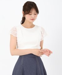 MISCH MASCH/ミッシュマッシュ MISCH MASCH 2025春夏新作 レースフリル袖リブカットトップス/508263490