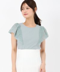 MISCH MASCH/ミッシュマッシュ MISCH MASCH 2025春夏新作 レースフリル袖リブカットトップス/508263490