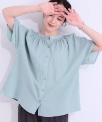 SHOO・LA・RUE/ゆったりシルエットで着心地よいコットンボイルブラウス/508263507