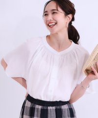 SHOO・LA・RUE/ゆったりシルエットで着心地よいコットンボイルブラウス/508263507